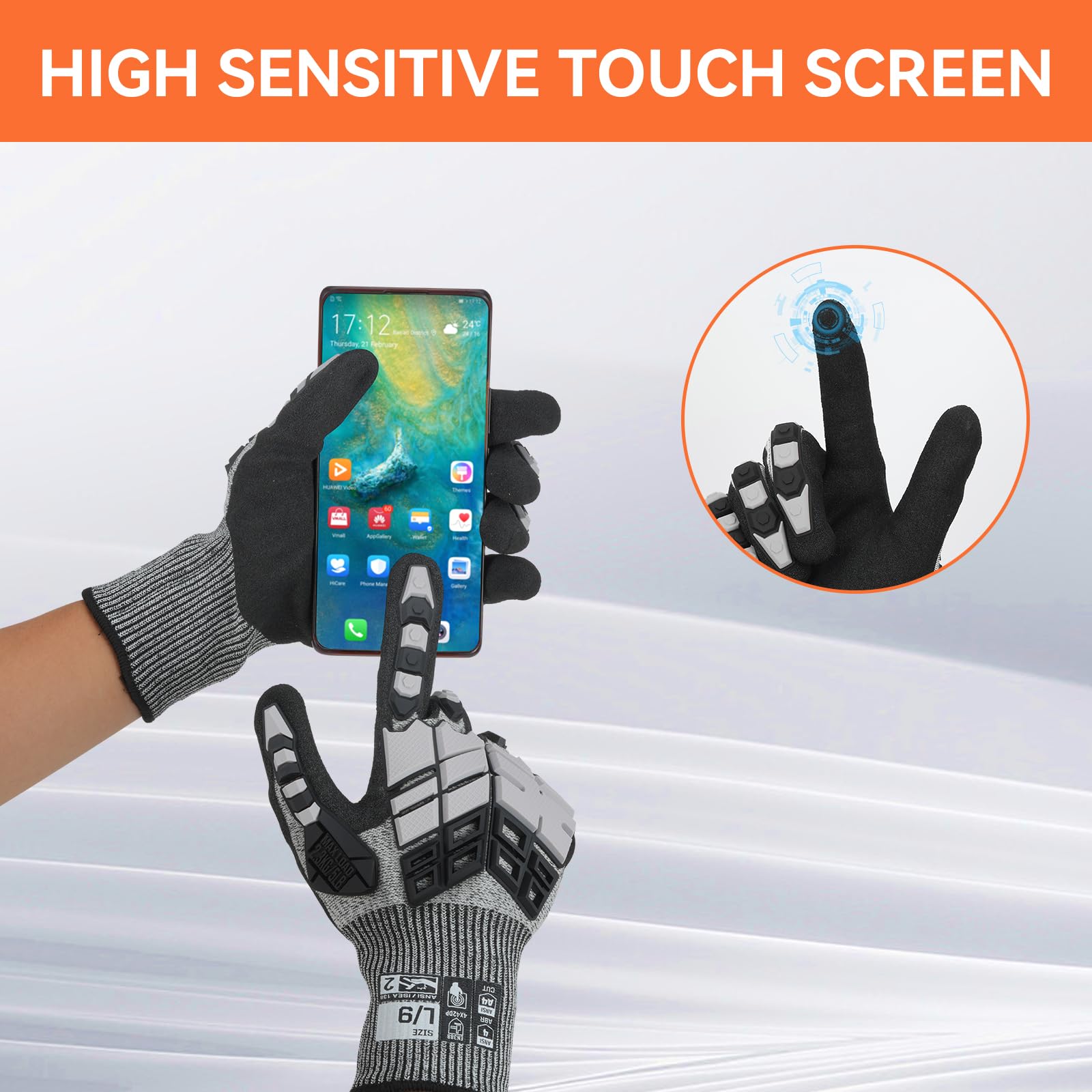 Guantes Anti-Impacto con Prote - Work Glove Impact reseña y precio
