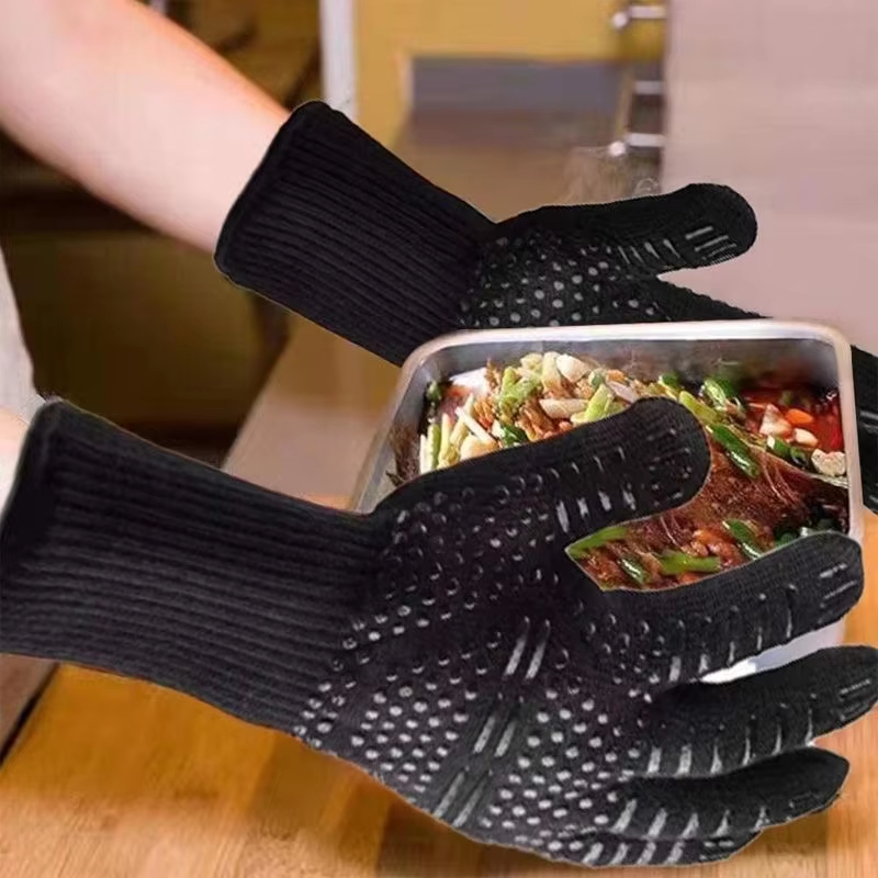 1 par de guantes para horno, m - Oven Mitt Silicone reseña y precio